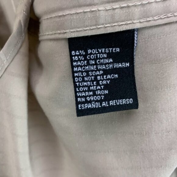 Rodeo Clothing Co Shirt Mens Extra Large Tan Pearl Snap Western Rodeo Cowboy‎ - Picture 8 of 15